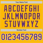 Personalized Gold Purple White Baseball Jersey - Authentic Throwback Design Personalized Gold Purple-White Authentic Throwback