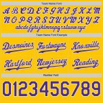 Custom Name and Number Personalized Authentic Throwback Basketball Shorts in Gold Purple White Personalized Gold Purple-White