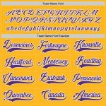 Custom Gold Hockey Jersey with Purple and White Design - Personalized Sports Apparel Personalized Gold Purple-White Hockey