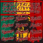 Personalized Black History Month Bomber Varsity Jacket with Gold Palm Trees, Custom Name & Number, Full-Snap Design, Team Spirit