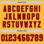Custom Name Number Gold Red Black Mesh Football Jersey - Personalized Authentic Throwback Design Personalized Gold Red-Black