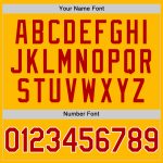 Custom Name Number Baseball Jersey - Personalized Gold Red-White Authentic Throwback Team Apparel Personalized Gold Red-White