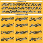 Custom Name and Number Personalized Gold Royal Baseball Jersey - Authentic Team Jersey Personalized Gold Royal Authentic