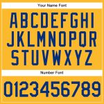 Custom Name and Number Personalized Gold Royal Baseball Jersey - Authentic Team Jersey Personalized Gold Royal Authentic