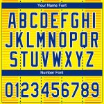 Custom Name and Number Personalized Gold 3D Pattern Authentic Baseball Jersey - Royal Orange Design Personalized Gold Royal-Orange