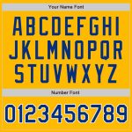 Custom Name and Number Personalized Baseball Jersey - Gold Royal-White Authentic Raglan Sleeves Personalized Gold Royal-White