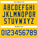 Custom Name Number Baseball Jersey - Personalized Gold Royal-White Authentic Sleeveless Team Jersey Personalized Gold Royal-White