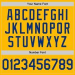 Custom Gold Baseball Jersey with Royal-White Design, Personalized Name and Number, Authentic Throwback Style Personalized