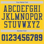 Custom Name and Number Authentic Throwback Basketball Jersey, Personalized Gold Royal-White Design Personalized Gold Royal-White