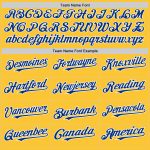 Custom Name and Number Gold Baseball Jersey - Personalized Royal-White Mesh Throwback Team Apparel Personalized Gold Royal-White
