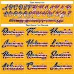Custom Name and Number Vintage USA Flag Baseball Jersey - Personalized Purple Gold Authentic Team Jersey Personalized Gold
