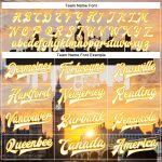 Personalized Gold White 3D Big Ben Westminster Bridge London Varsity Jacket Custom Name & Number Full-Snap Bomber Team Edition