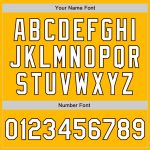 Custom Name and Number Authentic Baseball Jersey in Personalized Gold, White, Brown - 3 Colors and Arm Shapes Personalized