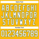 Custom Gold White-Green Hockey Jersey with Personalized Name and Number - Lace Neck Design Personalized Gold White-Green
