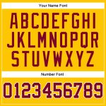 Custom Maroon Basketball Jersey with Gold White Pinstripe, Personalized Name and Number, Authentic Team Apparel Personalized
