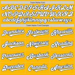 Custom Name Number Gold White-Royal Two Tone Baseball Jersey - Personalized Authentic Team Jersey Personalized Gold White-Royal