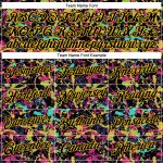 Custom Name & Number Personalized Black Gold Graffiti 3D Performance T-Shirt - Grunge Style Team Apparel Personalized Graffiti