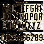 Custom Name and Number Authentic Black-Gold 3D Baseball Jersey with Personalized Graffiti Pattern Personalized Graffiti Pattern