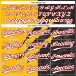 Custom Name Number 3D Graffiti Pattern Black Gold-Red Unisex Softball Jersey Two-Button Personalized Team Sports Apparel