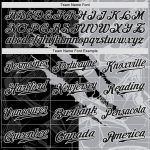 Custom Name and Number Black-Gray 3D Scratch Authentic Baseball Jersey, Personalized Graffiti Pattern Design Personalized