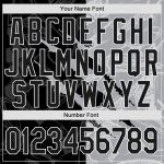 Custom Name and Number Black-Gray 3D Scratch Authentic Baseball Jersey, Personalized Graffiti Pattern Design Personalized