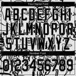 Custom Name & Number Graffiti Pattern Bomber Jacket with Female Faces & Lips - Black-Gray Grunge Art Varsity Letterman Style