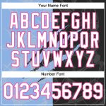 Custom Personalized 3D Performance T-Shirt with Graffiti Pattern in Black Light Blue-Pink - Team Name & Number Personalized