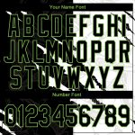 Custom Name and Number Personalized Black Neon Green Graffiti 3D Scratch Baseball Jersey Personalized Graffiti Pattern Black-Neon