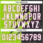 Custom Name & Number Graffiti Pattern Black Neon Green-Pink Unisex 3D Softball Jersey - Personalized Team Apparel Personalized