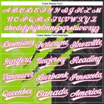 Custom Name & Number Graffiti Pattern Black Neon Green-Pink Unisex 3D Softball Jersey - Personalized Team Apparel Personalized