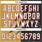 Custom Name Number Personalized Graffiti Pattern Black Gold-Red Unisex Softball Jersey 3D Two-Button Team Apparel Personalized