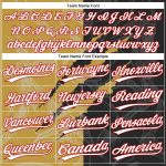 Custom Name Number Personalized Graffiti Pattern Black Gold-Red Unisex Softball Jersey 3D Two-Button Team Apparel Personalized