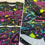 Custom Name and Number Black-Pink Graffiti 3D Neon Splatter Baseball Jersey - Authentic Team Apparel Personalized Graffiti