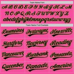 Custom Name and Number 3D Scratch Baseball Jersey - Personalized Black Pink Gold Graffiti Pattern Authentic Team Apparel
