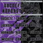 Custom Name and Number Soccer Jersey - Personalized Black Purple-Gray Graffiti Pattern Sublimation Uniform Personalized Graffiti