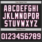 Personalized Black Purple-Pink Graffiti 3D Scratch Baseball Jersey Personalized Graffiti Pattern Black Purple-Pink 3D Scratch