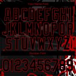 Personalized Urban Street Art 3D Bomber Jacket Black Red Graffiti Pattern Custom Name Number Full-Snap Varsity Letterman