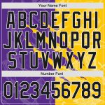 Personalized Black Yellow Purple 3D Graffiti Baseball Jersey Custom Name Number Authentic Team Design Personalized Graffiti