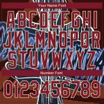 Custom Name Number Graffiti Pattern Bomber Jacket 3D Varsity Letterman Cream Crimson Chrome Heart Full-Snap Personalized