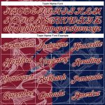 Custom Name and Number 3D Performance T-Shirt - Personalized Graffiti Pattern in Crimson and Navy Cream Personalized Graffiti