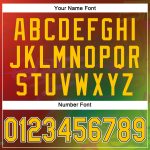 Personalized Gold Black Graffiti Pattern 3D Baseball Jersey Authentic Personalized Graffiti Pattern Gold-Black 3D Authentic
