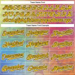 Custom Gold-Black Graffiti Pattern 3D Baseball Jersey with Personalized Name and Number - Authentic Team Apparel Personalized
