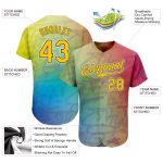 Custom Gold-Black Graffiti Pattern 3D Baseball Jersey with Personalized Name and Number - Authentic Team Apparel Personalized