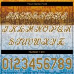 Custom Name Number Gold White 3D Graffiti Pattern Chicano Authentic Baseball Jersey Personalized Graffiti Pattern Gold-White