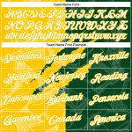 Custom Name and Number 3D Performance T-Shirt - Personalized Green-Yellow Graffiti Pattern Team Apparel Personalized Graffiti