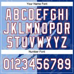 Custom Name Number Graffiti Pattern Softball Jersey Light Blue Royal Red 3D Two-Button Unisex Personalized Graffiti Pattern