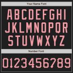 Personalized Pink Black Graffiti 3D Scratch Baseball Jersey Medium Size Personalized Graffiti Pattern Medium Pink-Black 3D