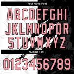 Custom Name Number Baseball Jersey - Personalized Pink Black 3D Graffiti Pattern Medium Authentic Team Design Personalized