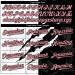 Custom Name Number Baseball Jersey - Personalized Pink Black 3D Graffiti Pattern Medium Authentic Team Design Personalized