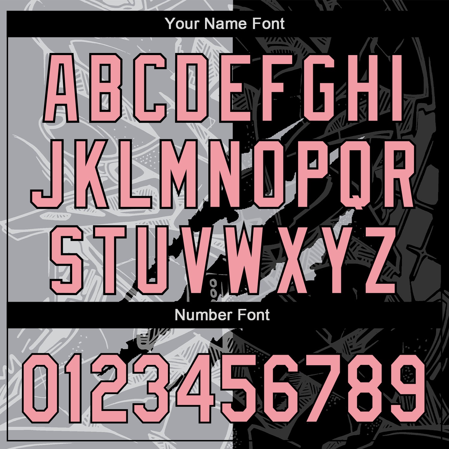 Personalized Graffiti Pattern Medium Pink Black-Gray 3D Scratch Authentic Baseball Jersey Team Custom Name and Number Custom Name and Number 3D Scratch Baseball Jersey - Personalized Graffiti Pattern in Pink, Black, and Gray Personalized Graffiti - Image 5